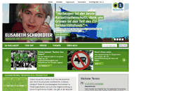 Desktop Screenshot of elisabeth-schroedter.de