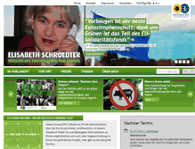 Tablet Screenshot of elisabeth-schroedter.de